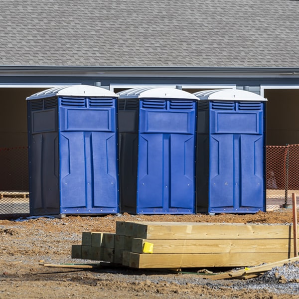 are there any restrictions on where i can place the porta potties during my rental period in West Point UT